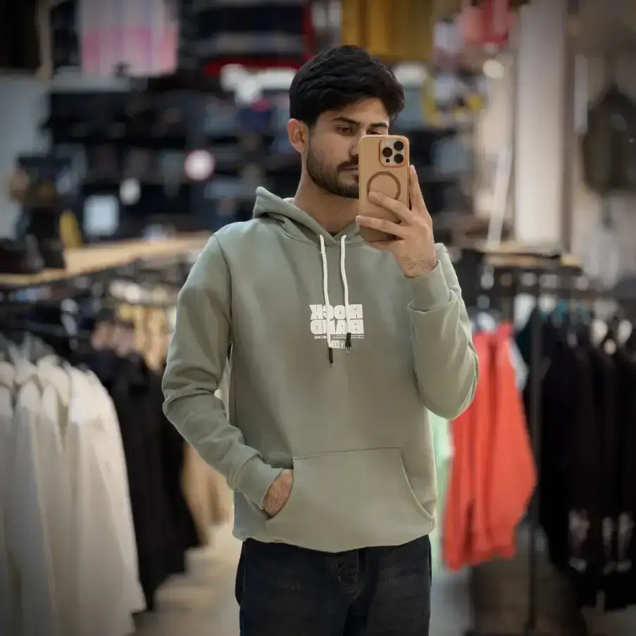 هودی سه نخ پنبه ROCK BAND - تصویر 2