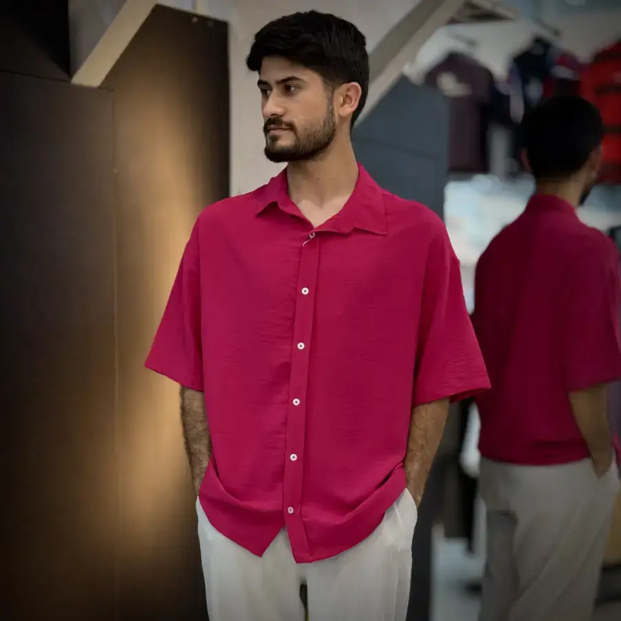 پیراهن ابر و بادی باکسی خنک - تصویر 5