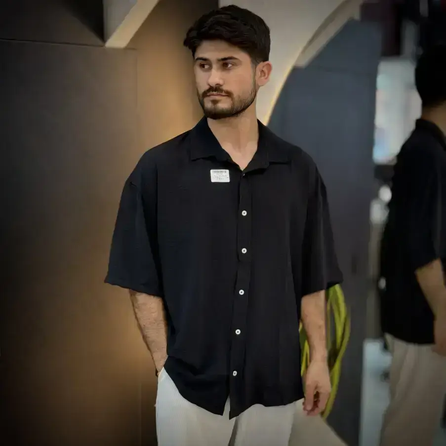 پیراهن ابر و بادی باکسی خنک - تصویر 3