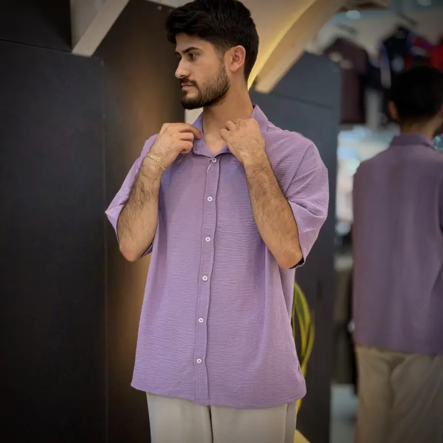 پیراهن ابر و بادی باکسی خنک - تصویر 6