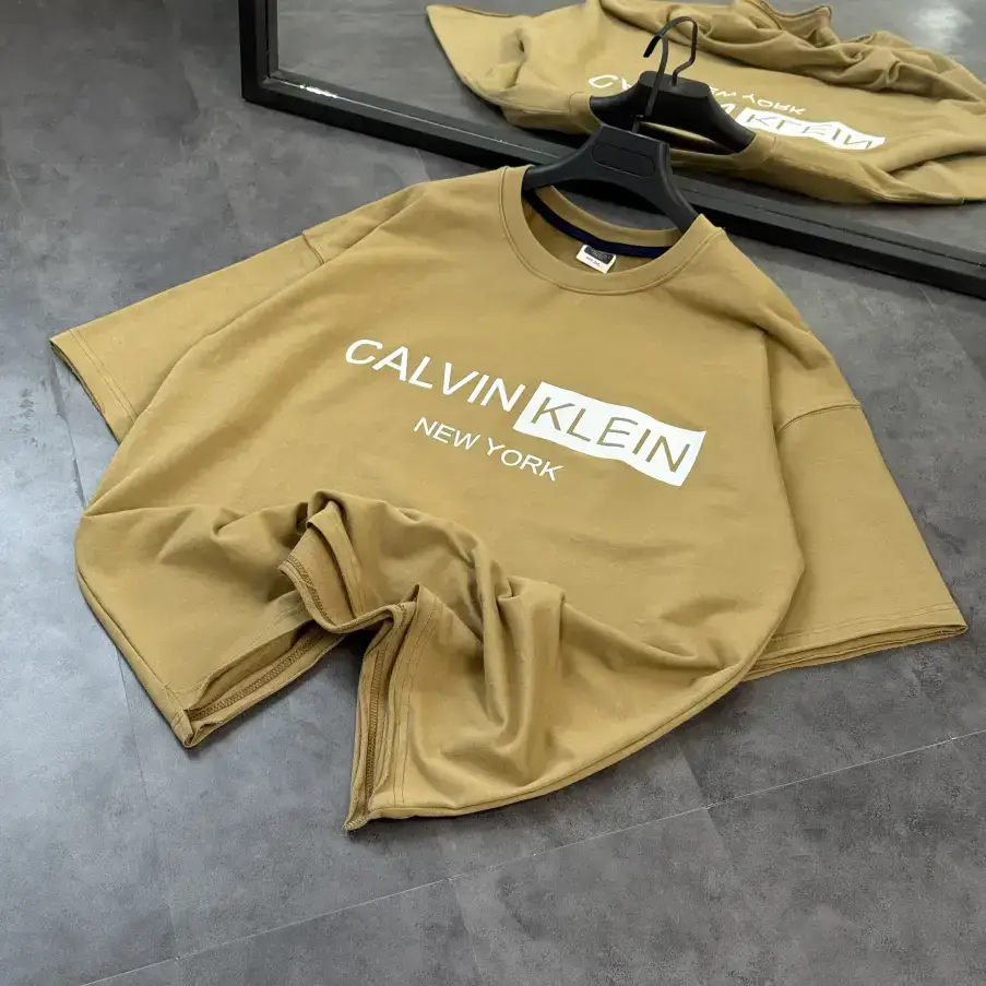 تیشرت باکسی مینیمال Calvin klein - تصویر 4
