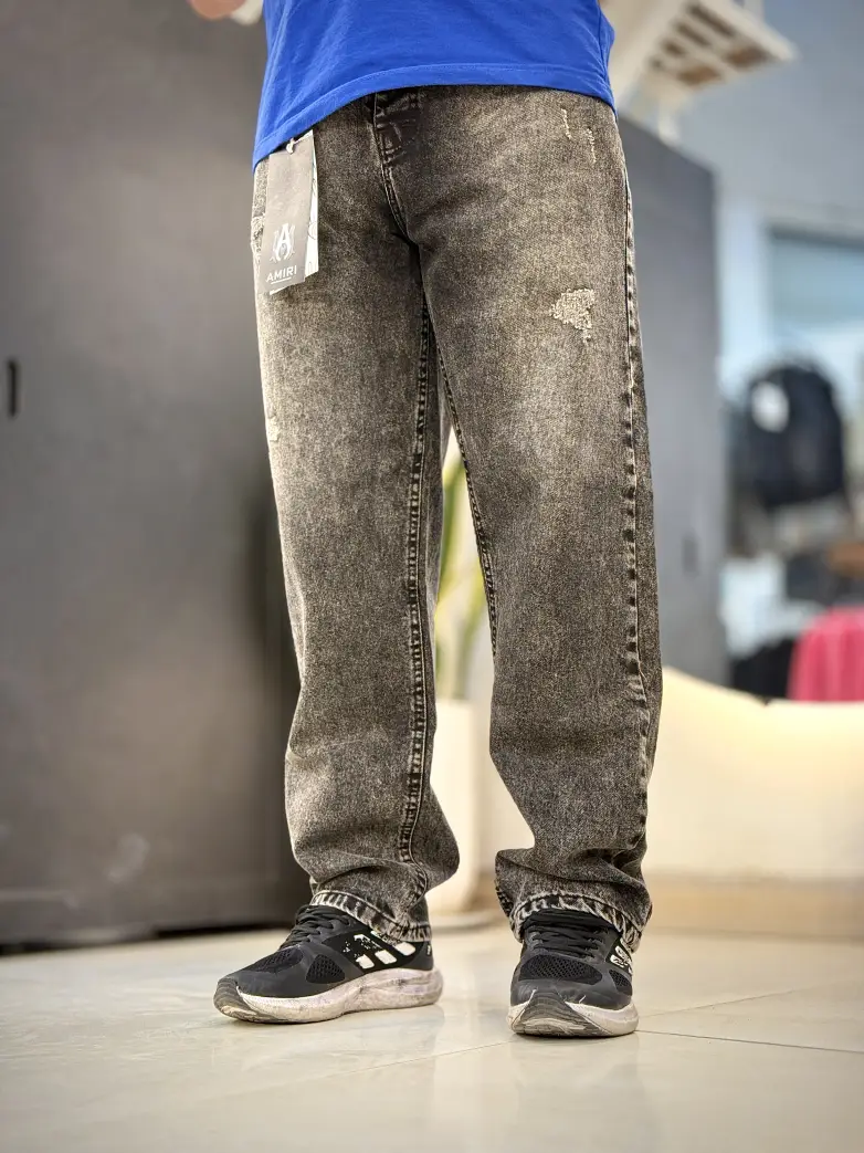 شلوار نیم بگ توسی روشن کد 130 - تصویر 1