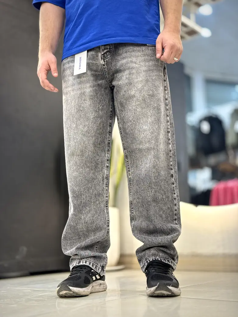 شلوار نیم بگ توسی روشن کد 122 - تصویر 1