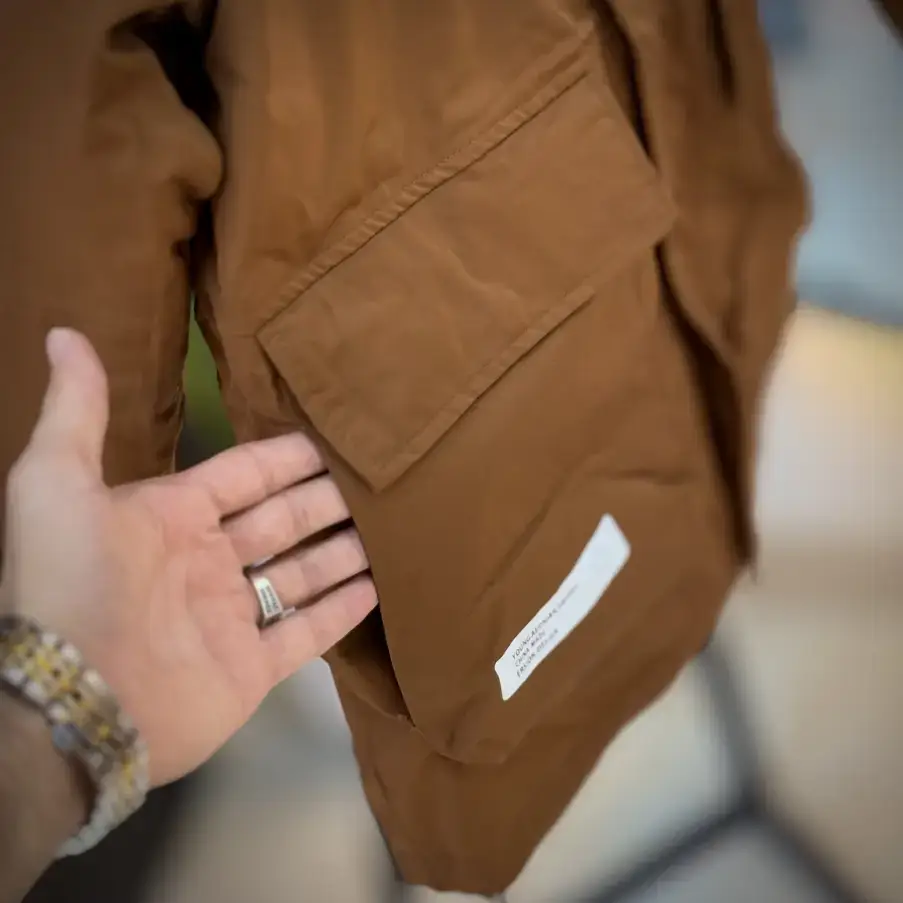 کاپشن مستر کوالیتی new trend ( عسلی ) - تصویر 2