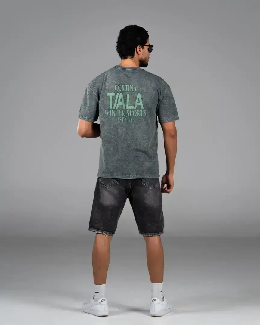 تیشرت باکسی سنگشور TALA - تصویر 2