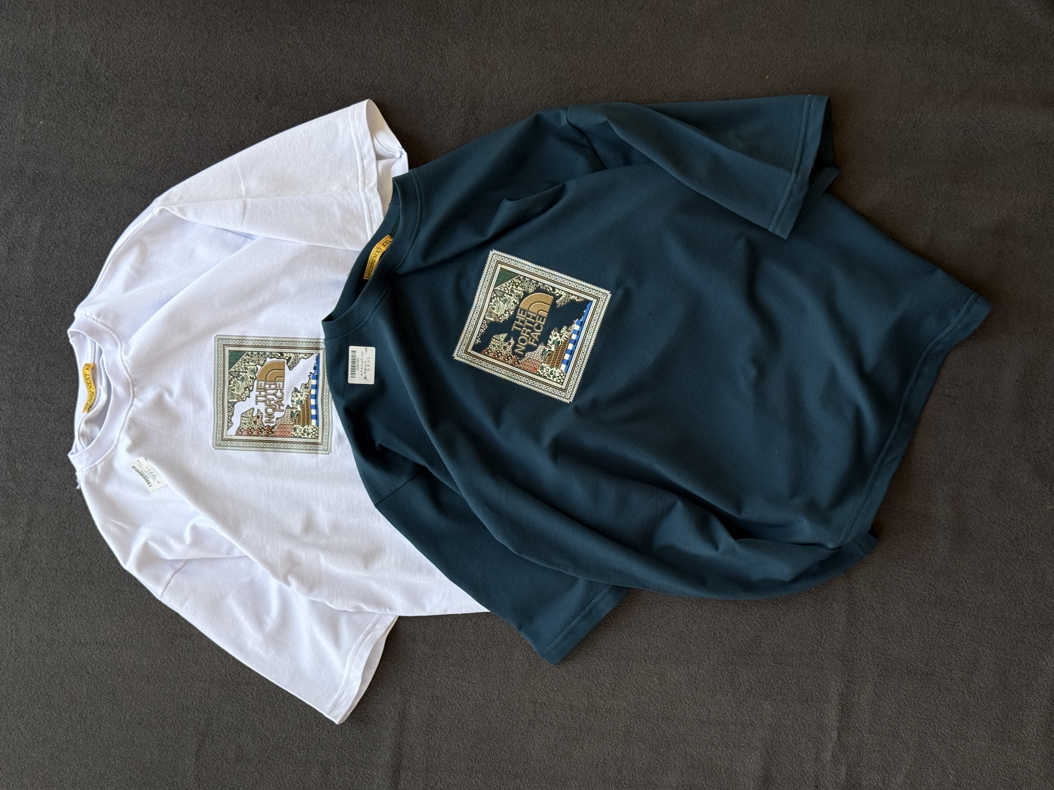 تیشرت دو نخ باکسی north face - تصویر 1